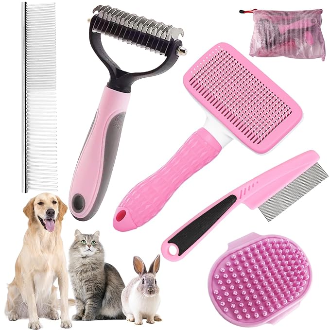 Dog Brush for Shedding by KUEIOX