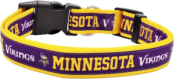 Pets First NFL Minnesota Twins Licensed PET COLLAR, Small - Image 2