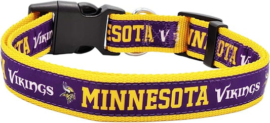 Pets First NFL Minnesota Twins Licensed PET COLLAR, Small - Image 2