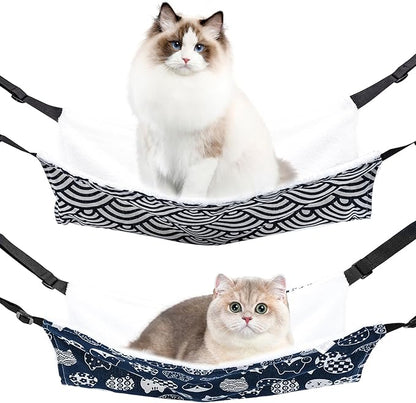 2 Pieces Cat Hammock for Cage Hanging Reversible, Soft Pet Cage Hammock by BCHARYA
