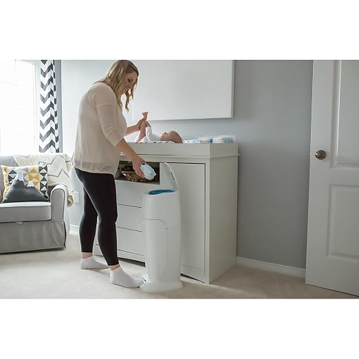 Diaper Genie Complete Pail | Includes 3 Refills that hold up to 810 - Image 2