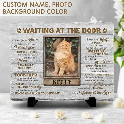Personalized Cat Memorial Stone, Headstones Gift - Image 2