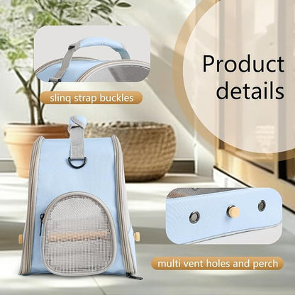 Bird Carrier, Portable Small Bird Parrot Parakeet Carrier - Image 4