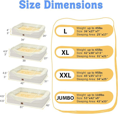 Washable Orthopedic Large Dog Bed - Image 7