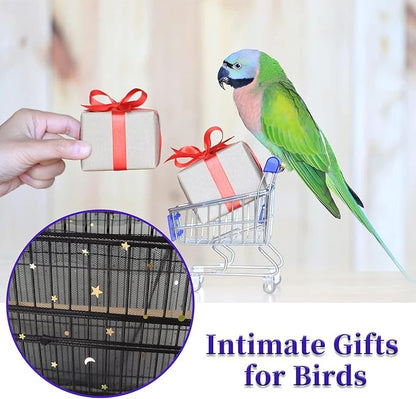 Daoeny Large Bird Cage Cover, Bird Cage Seed Catcher, Adjustable Soft Nylon - Image 7