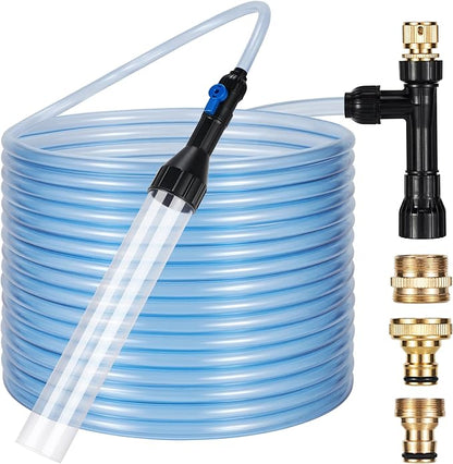 DXOPHIEX Gravel Vacuum for Aquarium Fish Tank Siphon Aquarium Water Changer by DXOPHIEX