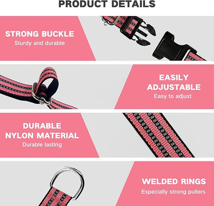 Hikiko Martingale Dog Collars Reflective Nylon Dog Collar - Image 3