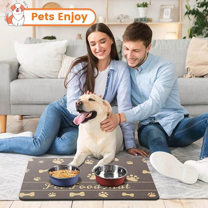 Pet Feeding Mat-Absorbent Pet Placemat - Image 8
