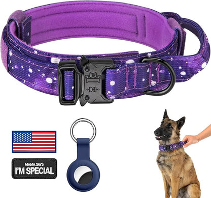 DAGANXI Tactical Dog Collar, Adjustable Military Training Nylon Dog Collar by DAGANXI