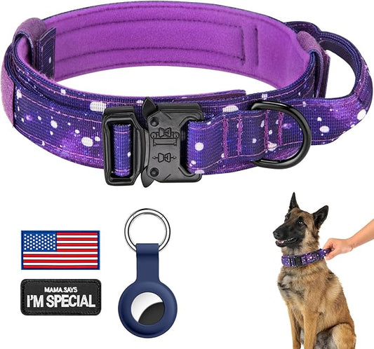 DAGANXI Tactical Dog Collar, Adjustable Military Training Nylon Dog Collar by DAGANXI