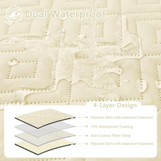 hyha Waterproof Dog Blanket, Soft Dog Bed Cover Pet Blankets, Waterproof Sofa - Image 2