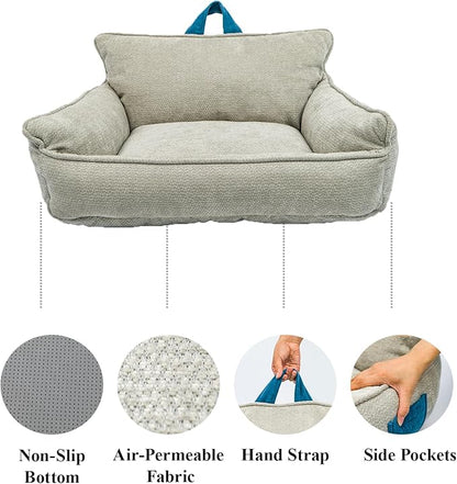 Orthopedic Dog Bed with Memory Foam, Washable Plush Pet Bed - Image 5