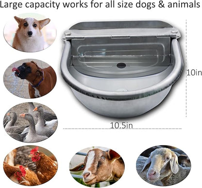 Automatic Dog Water Bowl Dispenser Large Size Pet Waterer Feeder - Image 3