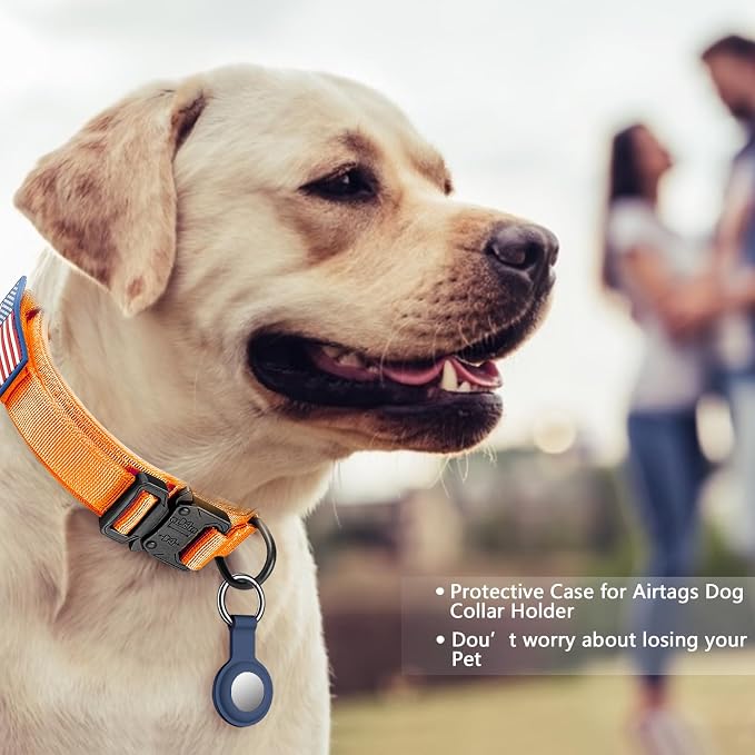 DAGANXI Tactical Dog Collar, Adjustable Military Training Nylon Dog Collar - Image 2