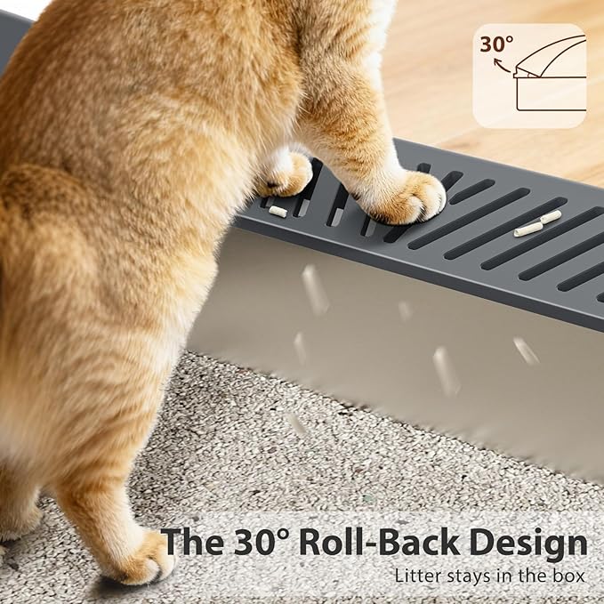 Stainless Steel Litter Box | Metal Kitty Litter Box - Image 6