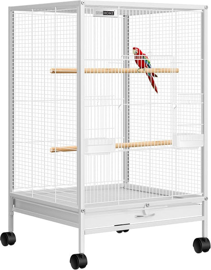 VIVOHOME 30 Inch Height Wrought Iron Bird Cage by VIVOHOME