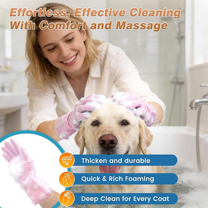 7-Piece Pet Grooming Kit with Storage Bag | Portable Bathing Set - Image 3