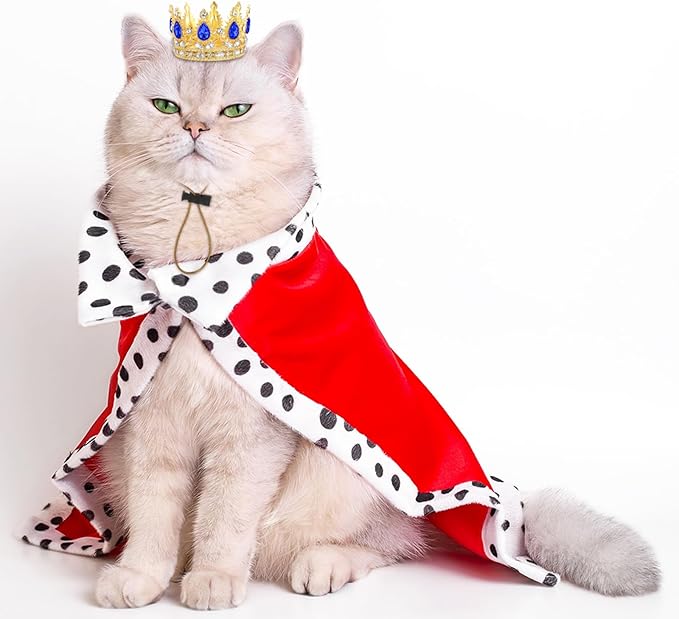 Abbylike Pet Rhinestone King Crown, Queen Crown - Image 7