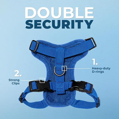 Voyager Escape-Proof Step-in Lock Cat Harness & 5ft Neoprene-Handle Leash Set - Image 2