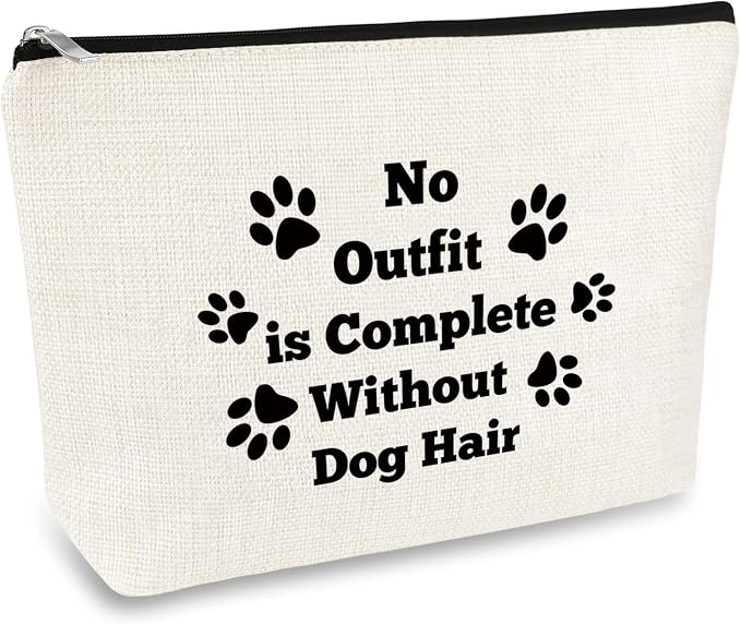 Dogs Lover Gift Dogs Cosmetic Bag Dog Mom Gifts Makeup Bag Vet Tech Gift Dog by Mikela