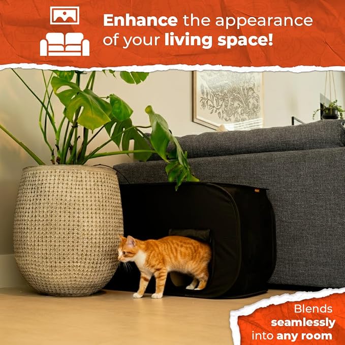 Cat Litter Box Enclosure, Dog Proof, Discreet and Hidden Litter Box, Kitty - Image 6