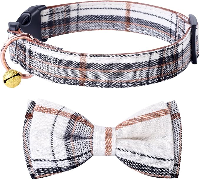 Yizepet Dog Collar with Bow Tie- Adjustable pet Collar - Image 2