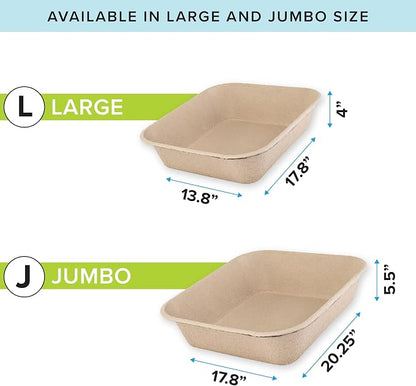 Kitty Sift Disposable Cat Litter Box Large, Durable Portable - Image 2