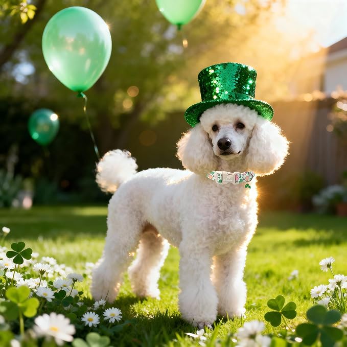 St Patricks Day Dog Collar for Small Dogs - Image 2