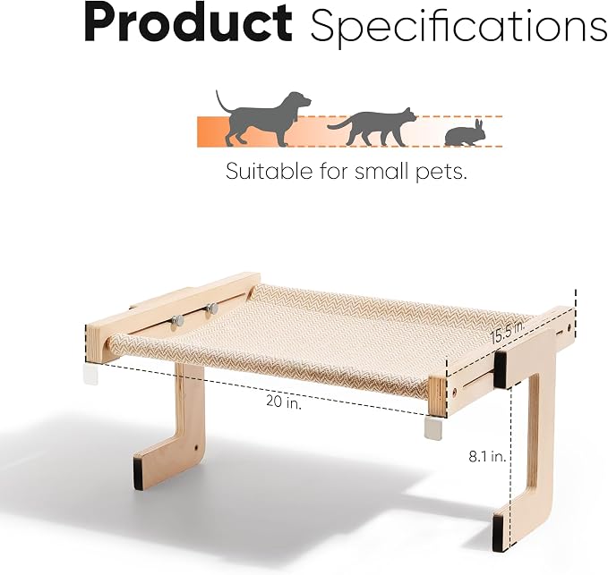 FUKUMARU Cat Window Perch, Transformable Cat Hammock - Image 6