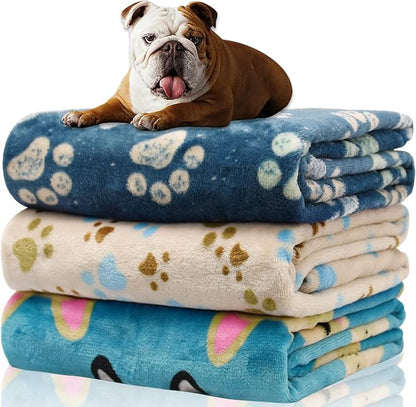 Rezutan Dog Blanket for Medium Dogs, 1 Pack 3 Premium Soft Cat Puppy Blankets by Rezutan