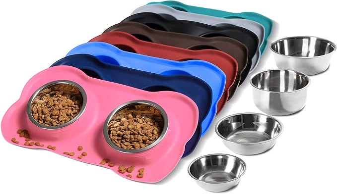 Hubulk Pet Dog Bowls 2 Stainless Steel Dog Bowl - Image 9
