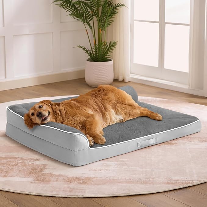 Dog Bed Large Sized Dogs, XL Orthopedic Dog Bed by Aeroluxe