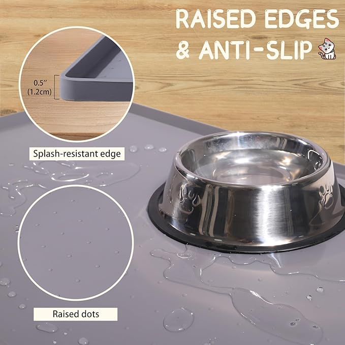 MateeyLife Silicone Cat & Dog Food Mat - Image 3