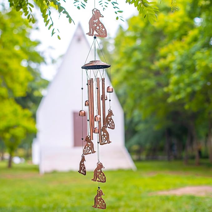 French Bulldog Wind Chimes for Outside, Dog Gifts for Women/Men/Sympathy - Image 2