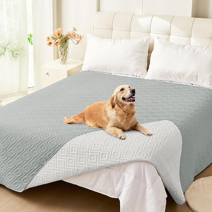 hyha Waterproof Dog Blanket, Soft Pet Bed Blankets, Waterproof Sofa Couch Cover by hyha
