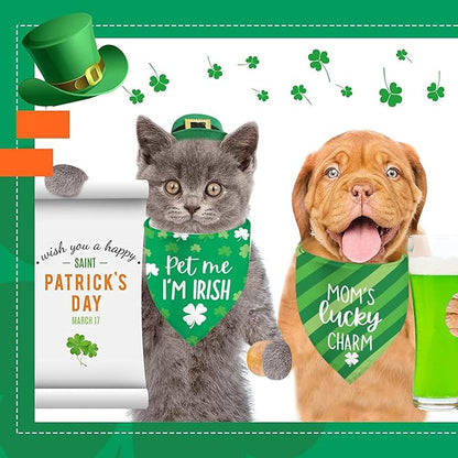 St Patrick's Day Dog Bandanas - Image 2