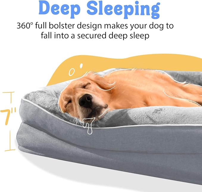 Orthopedic Removable Large Dog Bed -XL Large Dog Bed - Image 3