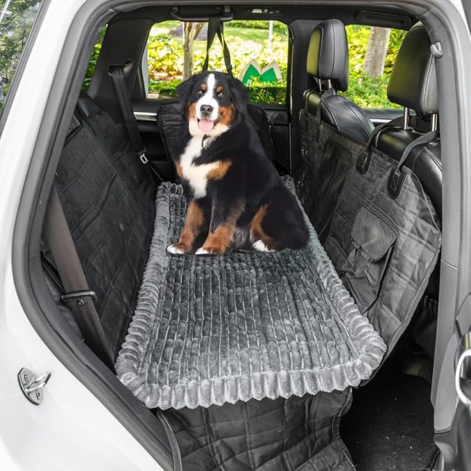 Non-Slip Dog Bed Mat for Car, Fuzzy Backseat Pet Mat, Travel Pet-Friendly Seat by TGODGPYPetCouchCover