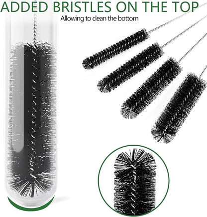 CiaraQ Bottle Cleaning Brushes, 8 Inch Nylon Tube Brush Set, Cleaner - Image 3