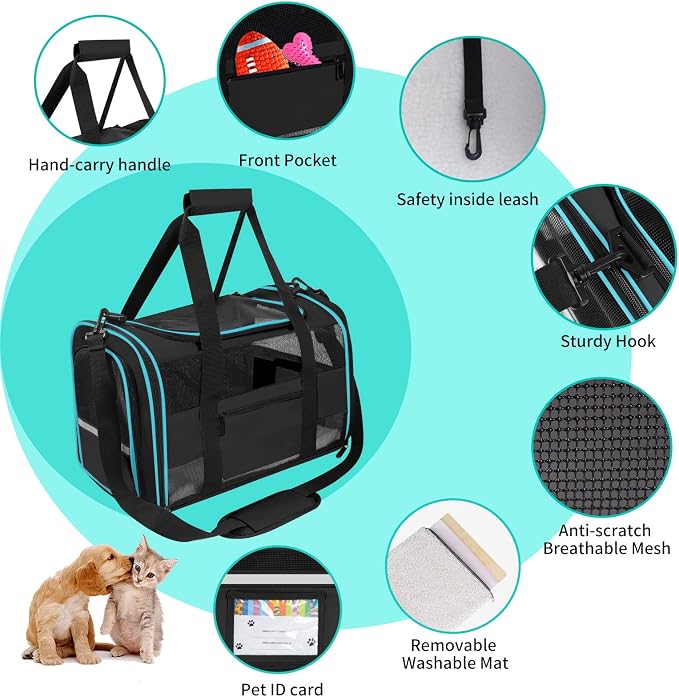 Large Cat Carrier Dog Carrier, Pet Carrier - Image 5