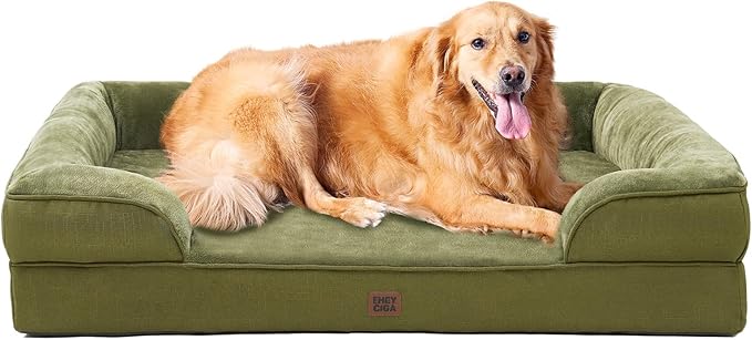 EHEYCIGA Orthopedic Dog Beds for Extra Large Dogs 44x32Inch, Waterproof Memory by EHEYCIGA