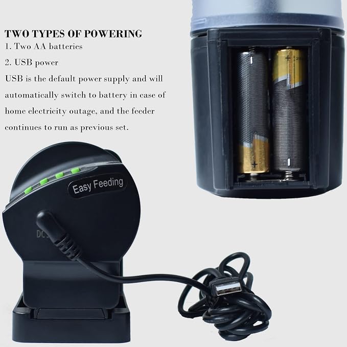 DXOPHIEX WiFi Fish Feeder Automatic Fish Feeder Automatic Dispenser Vacation - Image 4