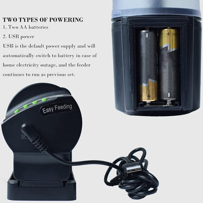 DXOPHIEX WiFi Fish Feeder Automatic Fish Feeder Automatic Dispenser Vacation - Image 4