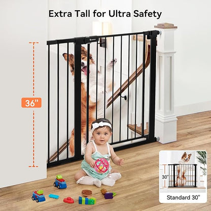 COMOMY 36" Extra Tall Baby Gate - Image 2