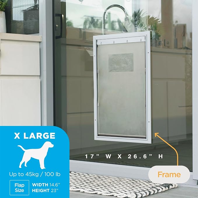 Hakuna Pets Deluxe Aluminum Pet, Cat and Dog Door - Image 3