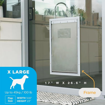 Hakuna Pets Deluxe Aluminum Pet, Cat and Dog Door - Image 3