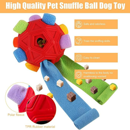 Dog Snuffle Ball-Interactive Puzzle Dog Toys Encourage Natural Foraging Skills - Image 2