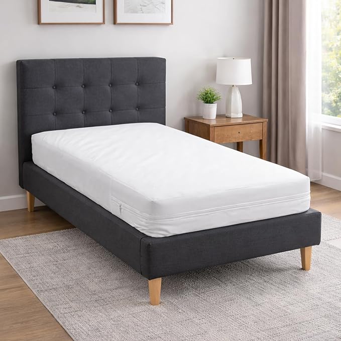 DMI Waterproof Mattress Protector and Mattress Cover, Encased Zippered Fit - Image 8