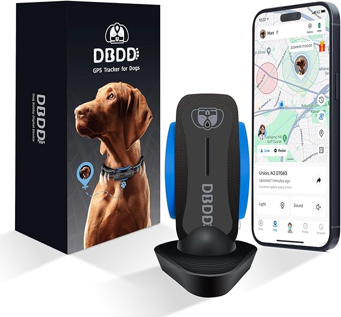 Dog GPS Tracker, Smart Waterproof Tracker by DBDD