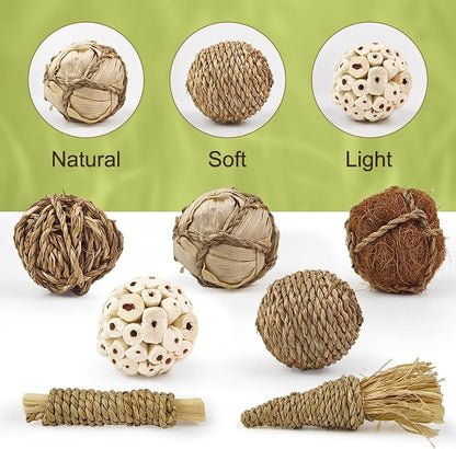 7Pcs Bird Toy Large Chewing Balls - Image 6